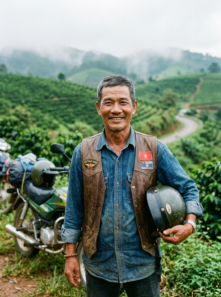 Portrait of Uncle Bảy - Original Rider Vietnam